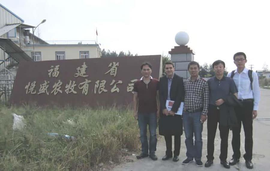 Porcicultura: visita de Biovet S.A. a granja de Fujian