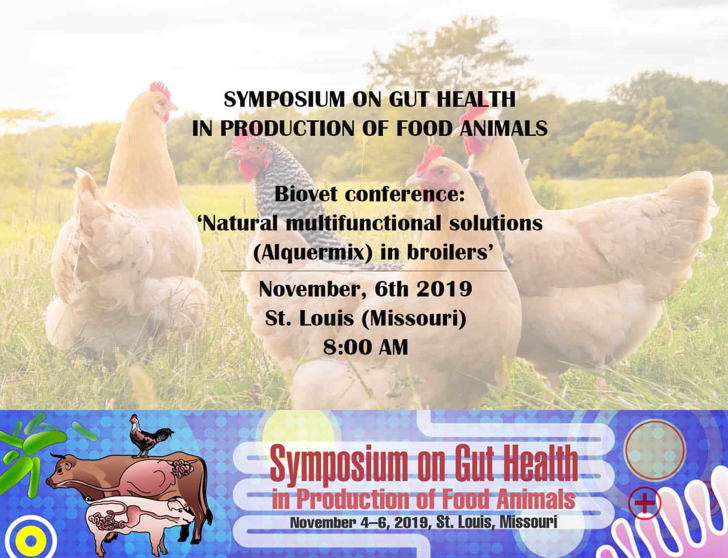 Conference on the multifunctional Alquermix at the Gut Health Symposium